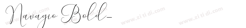Navagio Bold字体转换